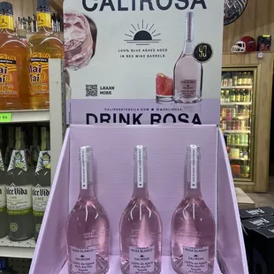 three bottles of calirosa