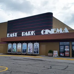 Front view of the new cinema.