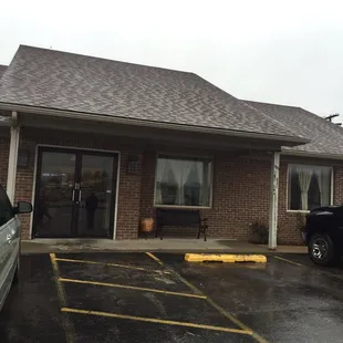 the outside of the building