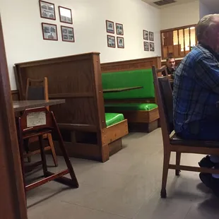 a man sitting at a table