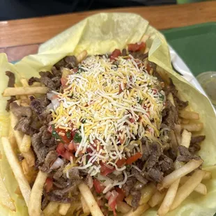 Carne asada fries