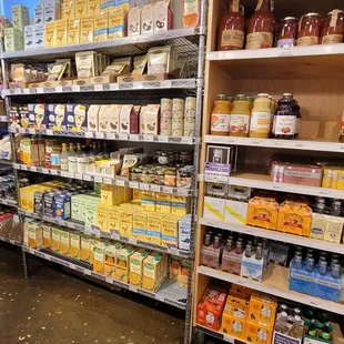 a woman shopping in a grocery store