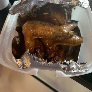 Baked Wingettes with Fries