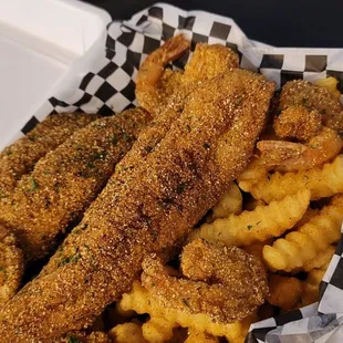 fish and chips, food