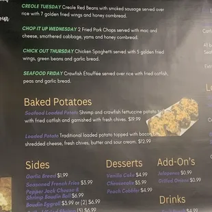 New Menu