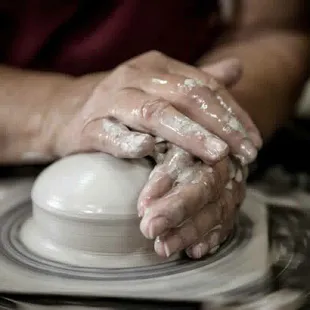 Handmade Pottery In The Farmers Market