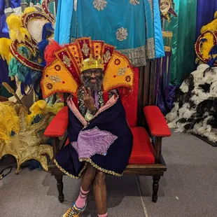 Carter as king of our krewe