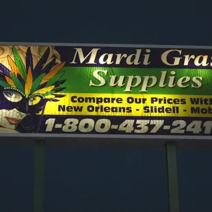Mardi Gras Supplies 2001 E Pass Rd Gulfport, MS 39507