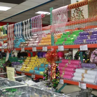 Deco mesh ribbon for home decoration and craft projects