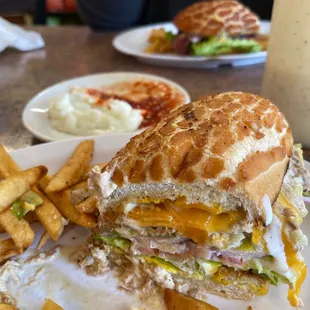 Tuna melt &amp; fries with garlic sauce mixed with Greek hot sauce is a must try! The chef here is amazing and friendly every time we visit.