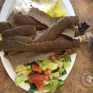 Lamb and Beef Gyro Plate