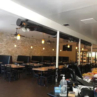 Inside the restaurant