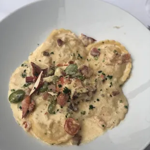 Lobster ravioli