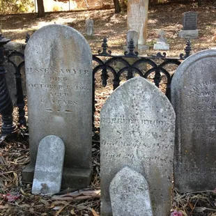20 month baby is buried here with grandparents.
