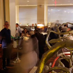 Marea's dining room at dinner.