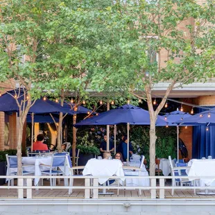 Marea outdoor courtyard patio.