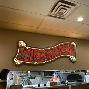 Waiting at the takeout area