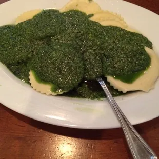 Spaghetti and Cheese Ravioli