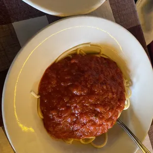 Side spaghetti, Chicken piccata