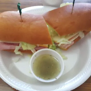 Torpedo with a side of torpedo sauce