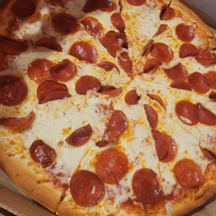 Pepperoni pizza