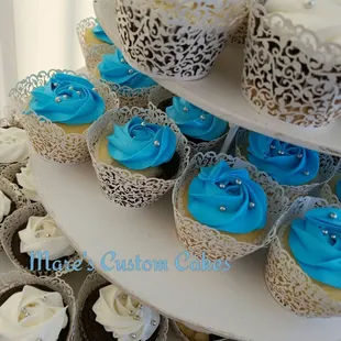 Wedding cupcakes