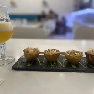 Tostones rellenos camarones stuffed plantains with shrimp