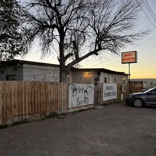 Building housing Marfa Burrito