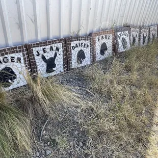 the side of the building