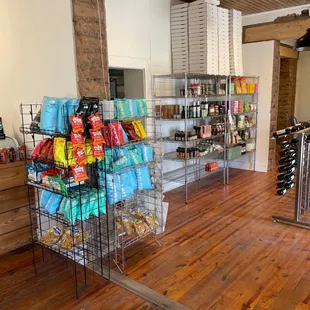 a view of a grocery store