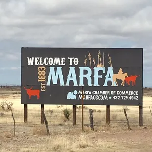 Welcome sign