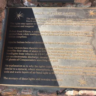 Info on lights