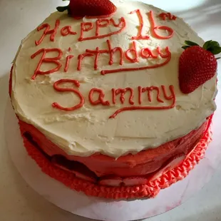 Strawberry cake