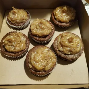 German chocolate cupcakes