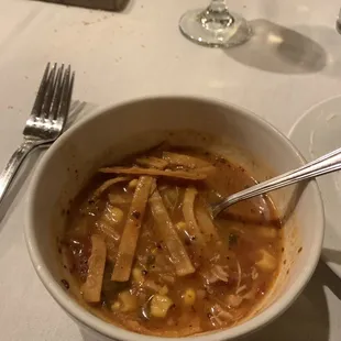 Chicken tortilla soup