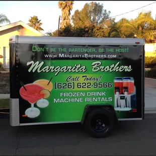 Margarita brothers use the best machines and flavors!