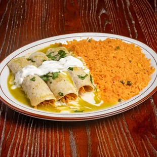 Enchiladas Verdes
