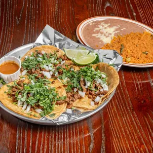 Our popular Street Tacos Meal