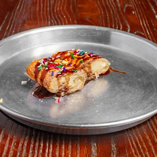 Cheesecake chimichanga