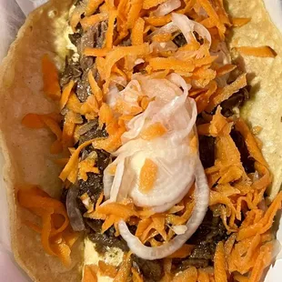 Shredded Beef Burrito
