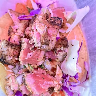 Blackened Ahi Tuna Tacos