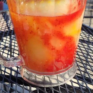Pitcher if rainbow margarita