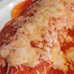 Hot and spicy grilled chicken burrito