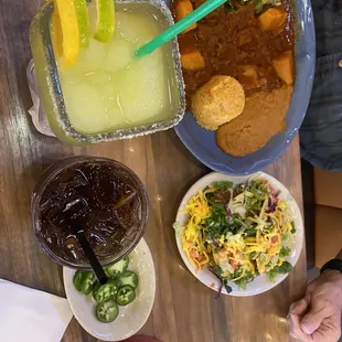 Carne asada, crispy tacos &amp; margarita!
