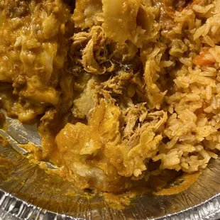 a close up of a plate of food