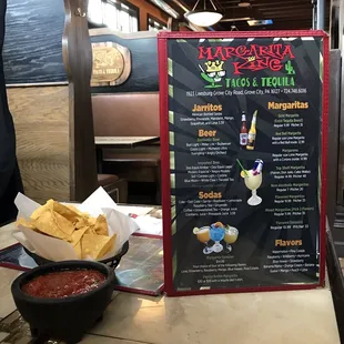 Complimentary fresh chip and house made salsa