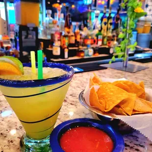 What's better than a Margarita with chips at Margaritas?!