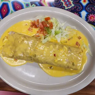 Tomball burrito on lunch menu