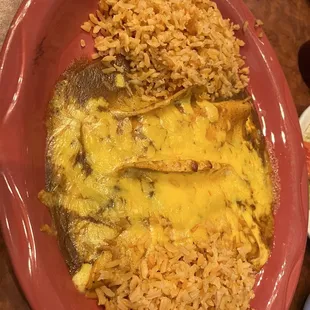 Cheese enchiladas