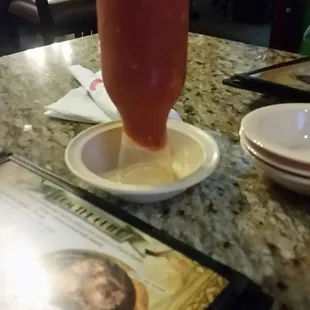 Cold salsa... Like dairy queen!